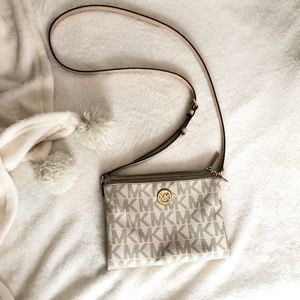 Michael Kors double pouch cross body